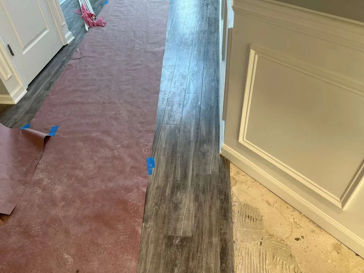 Completed marble shower restoration in Crown Point